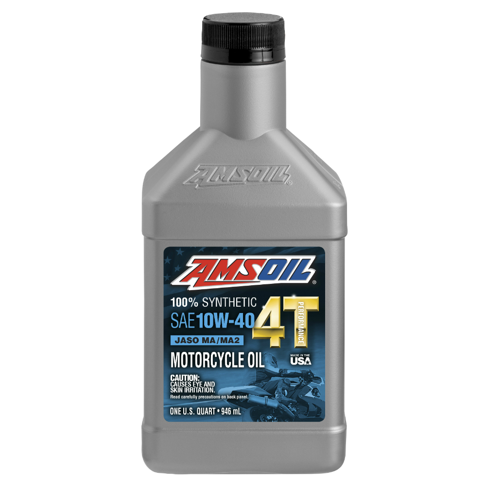 100 SYNTHETIC 10W40 4T PERFORMANCE MOTORCYCLE OIL AMSOIL